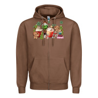 Chestnut gingerbread coffee Zipper Hoodie - MaliasSmallBusiness