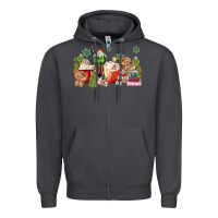 Smoke gingerbread coffee Zipper Hoodie - MaliasSmallBusiness