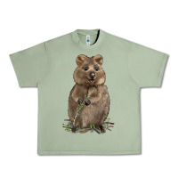 Oil Green Quokka Urban Heavy Tee - LillyAllenDesigns
