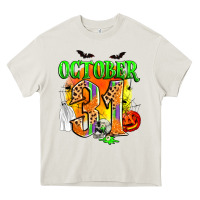 Cream october 31 Heavy Core Tee - Zillion Design Studio