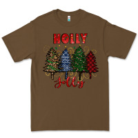 Cacao holly jolly Christmas trees Premium Tee - RanaPortraitStore