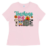 Bubblegum Pink teaching my tribe Ladies Tee - Zillion Design Studio