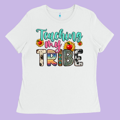 Teaching My Tribe Ladies Tee Designed By Zillion Design Studio