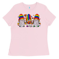 Bubblegum Pink pride gnome Ladies Tee - JahusDesignShop