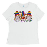 White pride gnome Ladies Tee - JahusDesignShop