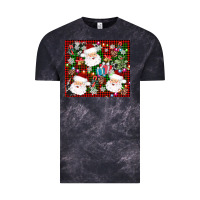 Cloud Black santa christmas Vintage Tee - AdoDesignShop