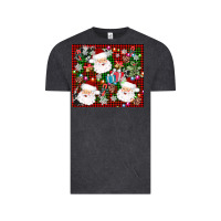 Vintage Black santa christmas Vintage Tee - AdoDesignShop