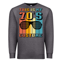 Charcoal Heather This İs My 70'S Costume Premium Sweatshirt - Bettercallsaul