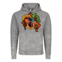 Cloud Rock rodeo cowboy sunflower cactus Vintage Hoodie - JahusDesignShop