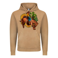 Vintage Camel rodeo cowboy sunflower cactus Vintage Hoodie - JahusDesignShop