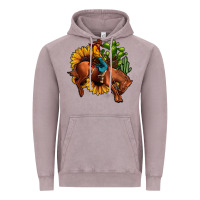 Vintage Zinc rodeo cowboy sunflower cactus Vintage Hoodie - JahusDesignShop