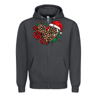 Smoke christmas paw heart Zipper Hoodie - MaliasSmallBusiness