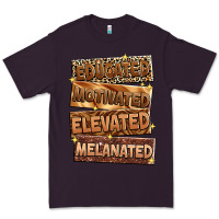 Plum Educated motivated elevated melanated Premium Tee - Zillion Design Studio