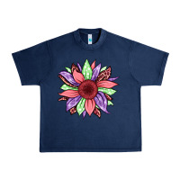 Navy easter spring sunflower Urban Heavy Tee - Jasminsmagicworld