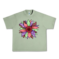 Oil Green easter spring sunflower Urban Heavy Tee - Jasminsmagicworld