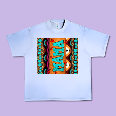 Aztec Leopard Glitter Urban Heavy Tee Designed By Adodesignshop