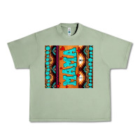 Oil Green aztec leopard glitter Urban Heavy Tee - AdoDesignShop