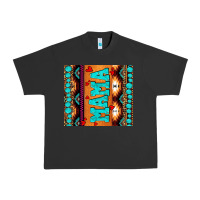 Pigment Black aztec leopard glitter Urban Heavy Tee - AdoDesignShop