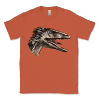Copper Deinonychus Face Classic Tee - LillyAllenDesigns