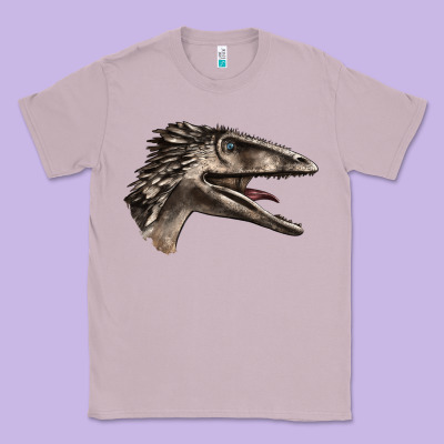 Deinonychus Face Classic Tee Designed By Lillyallendesigns