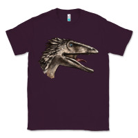Plum Deinonychus Face Classic Tee - LillyAllenDesigns
