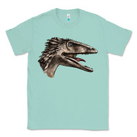 Seafoam Deinonychus Face Classic Tee - LillyAllenDesigns