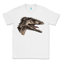White Deinonychus Face Classic Tee - LillyAllenDesigns
