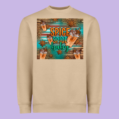Spice Spice Baby Pumpkin Spice Latte Heavyweight Sweatshirt Designed By Jasminsmagicworld