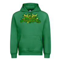 Emerald Just a girl who loves St. Patrick's Day Urban Hoodie - HowdyJamesFarm
