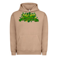 Pigment Burro Just a girl who loves St. Patrick's Day Urban Hoodie - HowdyJamesFarm