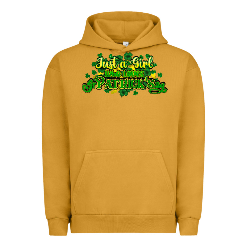 Just A Girl Who Loves St. Patrick's Day Urban Hoodie by HowdyJamesFarm | Teevron