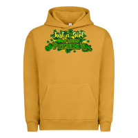 Pigment Peanut Butter Just a girl who loves St. Patrick's Day Urban Hoodie - HowdyJamesFarm