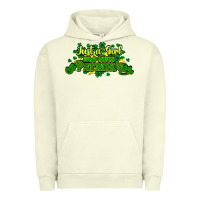 Pigment Pistachio Just a girl who loves St. Patrick's Day Urban Hoodie - HowdyJamesFarm