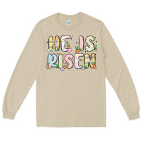 Mushroom he is risen Long Sleeve Tee - MaliasSmallBusiness