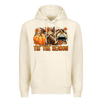 Tofu Tis' the season Football and light yellow helmet Premium Hoodie - NancyCooperArtShop