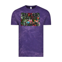 Cloud Purple just a girl who loves christmas Vintage Tee - AdoDesignShop