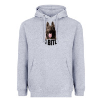 Heather Grey I BITE Heavyweight Hoodie - Bettercallsaul