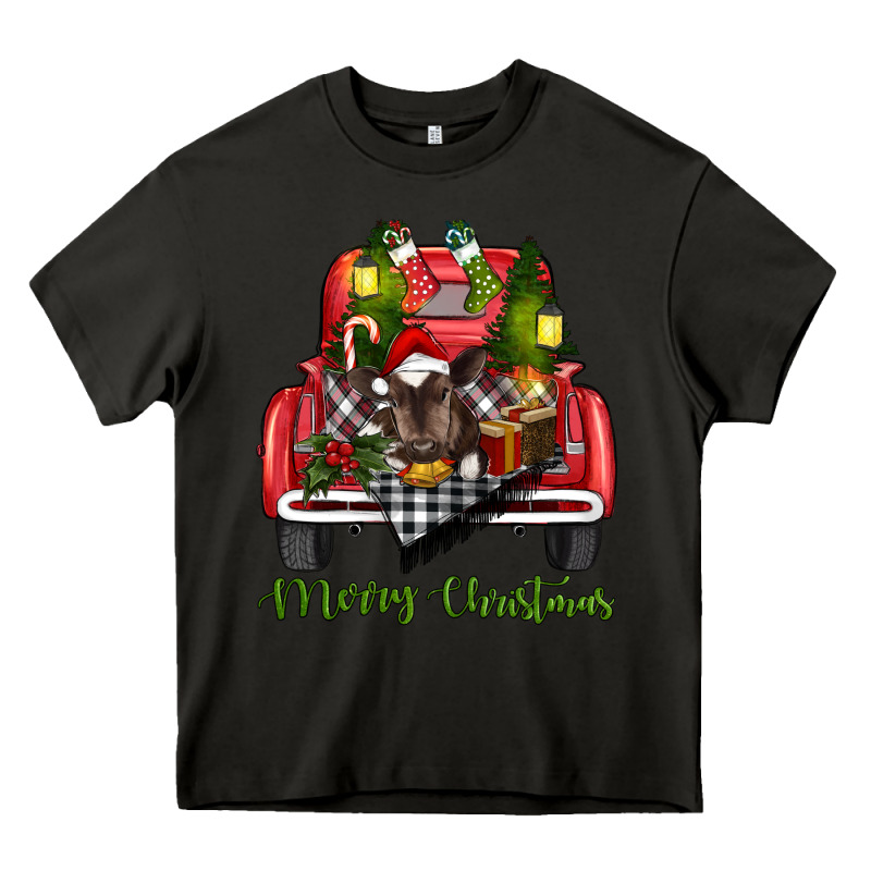 Merry Christmas Truck Heavy Core Tee by RanaPortraitStore | Teevron