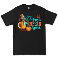 Black my blood type is pumpkin spice Premium Tee - AdoDesignShop