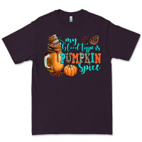 Plum my blood type is pumpkin spice Premium Tee - AdoDesignShop
