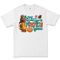 White my blood type is pumpkin spice Premium Tee - AdoDesignShop