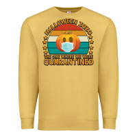 Antique Gold Halloween Zozo The One Where We Were Quarantined Premium Sweatshirt - Bettercallsaul