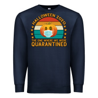 Navy Halloween Zozo The One Where We Were Quarantined Premium Sweatshirt - Bettercallsaul