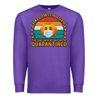 Purple Halloween Zozo The One Where We Were Quarantined Premium Sweatshirt - Bettercallsaul