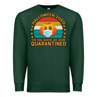 Sports Green Halloween Zozo The One Where We Were Quarantined Premium Sweatshirt - Bettercallsaul