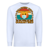 White Halloween Zozo The One Where We Were Quarantined Premium Sweatshirt - Bettercallsaul