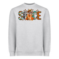 Heather Grey pumpkin spice latte Heavyweight Sweatshirt - Jasminsmagicworld