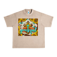 French Oak grateful cross Urban Heavy Tee - BarkalooDesign
