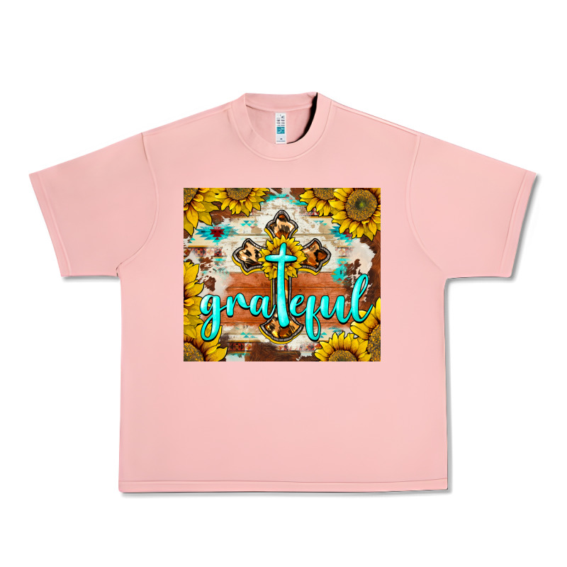 Grateful Cross Urban Heavy Tee by BarkalooDesign | Teevron