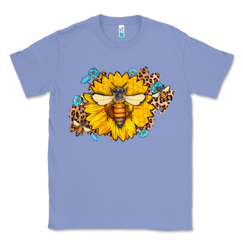 Bee Sunflower Leopard Classic Tee by Jasminsmagicworld | Teevron